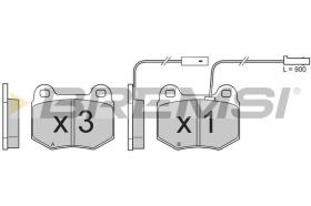 BREMSI BP2605 - PASTIGLIE FRENO - BRAKE PADS