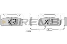 BREMSI BP2608 - PASTIGLIE FRENO - BRAKE PADS