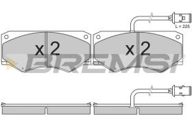 BREMSI BP2611 - PASTIGLIE FRENO - BRAKE PADS