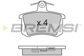 BREMSI BP2612 - PASTIGLIE FRENO - BRAKE PADS