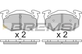 BREMSI BP2613 - PASTIGLIE FRENO - BRAKE PADS