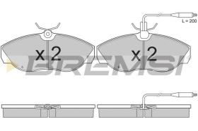 BREMSI BP2614 - PASTIGLIE FRENO - BRAKE PADS