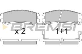 BREMSI BP2619 - PASTIGLIE FRENO - BRAKE PADS