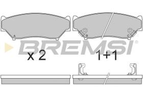 BREMSI BP2620 - PASTIGLIE FRENO - BRAKE PADS