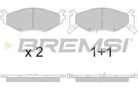 BREMSI BP2629 - PASTIGLIE FRENO - BRAKE PADS