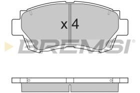 BREMSI BP2635 - PASTIGLIE FRENO - BRAKE PADS