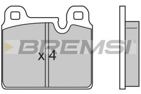 BREMSI BP2636 - PASTIGLIE FRENO - BRAKE PADS