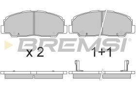 BREMSI BP2639 - PASTIGLIE FRENO - BRAKE PADS
