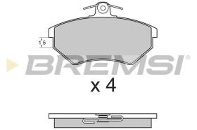 BREMSI BP2641 - PASTIGLIE FRENO - BRAKE PADS