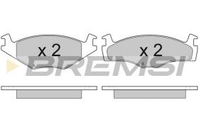 BREMSI BP2645 - JUEGO PASTILLAS DE FRENO BREMSI