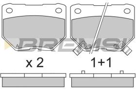 BREMSI BP2650 - PASTIGLIE FRENO - BRAKE PADS