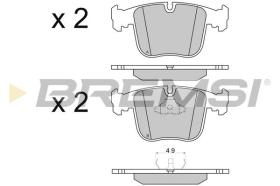 BREMSI BP2651 - PASTIGLIE FRENO - BRAKE PADS