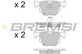 BREMSI BP2652 - JUEGO PASTILLAS DE FRENO BREMSI