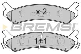 BREMSI BP2655 - PASTIGLIE FRENO - BRAKE PADS