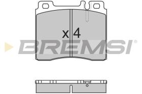 BREMSI BP2657 - PASTIGLIE FRENO - BRAKE PADS