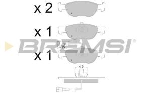 BREMSI BP2667 - PASTIGLIE FRENO - BRAKE PADS
