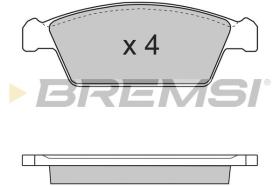 BREMSI BP2668 - PASTIGLIE FRENO - BRAKE PADS