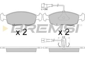 BREMSI BP2669 - PASTIGLIE FRENO - BRAKE PADS