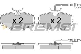 BREMSI BP2670 - PASTIGLIE FRENO - BRAKE PADS