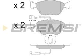 BREMSI BP2673 - PASTIGLIE FRENO - BRAKE PADS