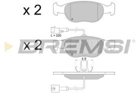 BREMSI BP2676 - PASTIGLIE FRENO - BRAKE PADS
