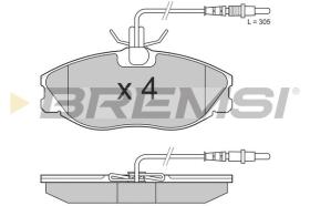 BREMSI BP2683 - PASTIGLIE FRENO - BRAKE PADS