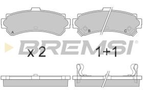 BREMSI BP2690 - PASTIGLIE FRENO - BRAKE PADS