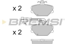 BREMSI BP2693 - PASTIGLIE FRENO - BRAKE PADS