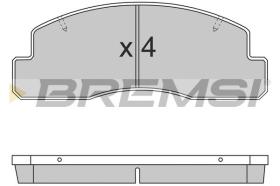 BREMSI BP2696 - PASTIGLIE FRENO - BRAKE PADS