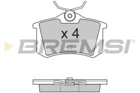 BREMSI BP2701 - PASTIGLIE FRENO - BRAKE PADS