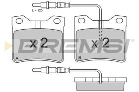 BREMSI BP2705 - PASTIGLIE FRENO - BRAKE PADS