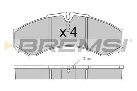 BREMSI BP2706 - PASTIGLIE FRENO - BRAKE PADS