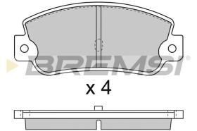 BREMSI BP2714 - PASTIGLIE FRENO - BRAKE PADS