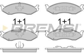BREMSI BP2715 - PASTIGLIE FRENO - BRAKE PADS