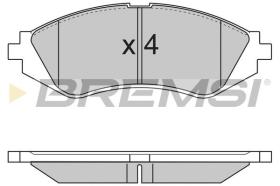 BREMSI BP2718 - PASTIGLIE FRENO - BRAKE PADS