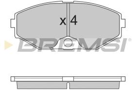 BREMSI BP2722 - PASTIGLIE FRENO - BRAKE PADS