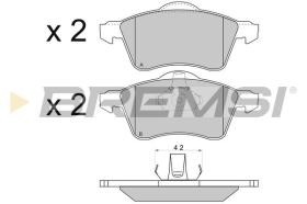 BREMSI BP2723 - PASTIGLIE FRENO - BRAKE PADS
