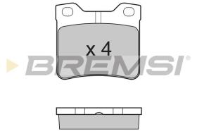 BREMSI BP2728 - PASTIGLIE FRENO - BRAKE PADS