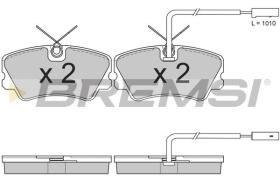 BREMSI BP2731 - PASTIGLIE FRENO - BRAKE PADS