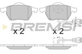 BREMSI BP2733 - PASTIGLIE FRENO - BRAKE PADS