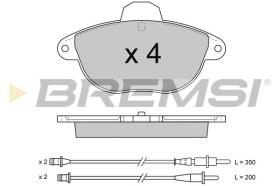 BREMSI BP2737 - PASTIGLIE FRENO - BRAKE PADS