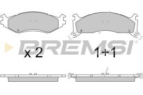 BREMSI BP2739 - PASTIGLIE FRENO - BRAKE PADS