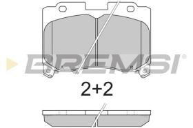 BREMSI BP2740 - PASTIGLIE FRENO - BRAKE PADS