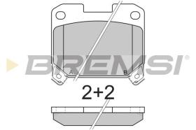 BREMSI BP2741 - PASTIGLIE FRENO - BRAKE PADS