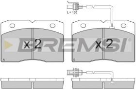 BREMSI BP2744 - PASTIGLIE FRENO - BRAKE PADS
