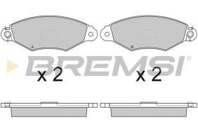 BREMSI BP2749 - PASTIGLIE FRENO - BRAKE PADS