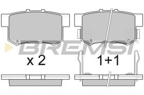 BREMSI BP2750 - PASTIGLIE FRENO - BRAKE PADS