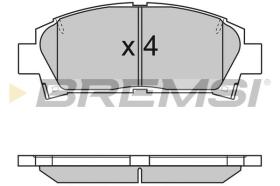 BREMSI BP2752 - PASTIGLIE FRENO - BRAKE PADS