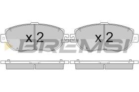BREMSI BP2754 - PASTIGLIE FRENO - BRAKE PADS