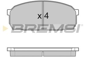 BREMSI BP2756 - PASTIGLIE FRENO - BRAKE PADS